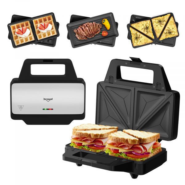 Sandwich maker 3en1 1000W – Image 2